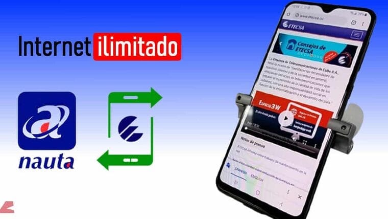 Lanzan bolsa MiTransfer y Nauta plus, con navegación internet ilimitada
