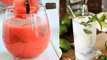 Mojitos: de sandía y de coco