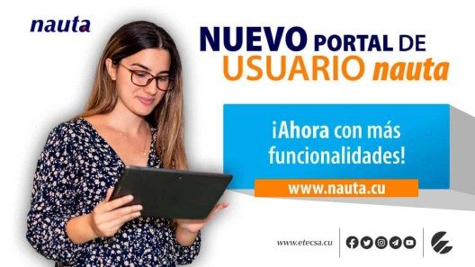 Etecsa lanza nuevo portal de usuario Nauta