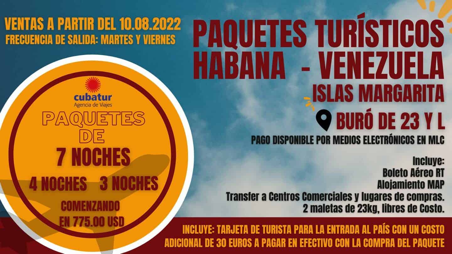 Venden paquetes turísticos Cuba-Venezuela: incluye la visa – Turistica Magazine