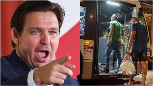 Arremeten contra el gobernador de Florida por trasladar a inmigrantes