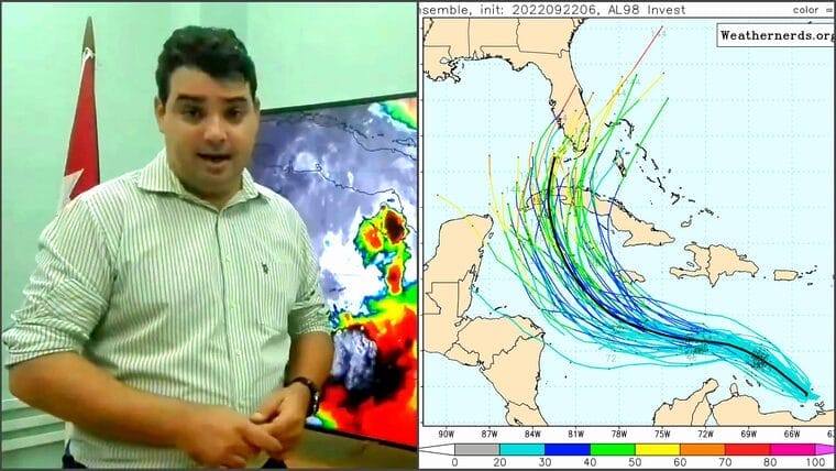 ¿Qué se sabe del cono de trayectoria del potencial ciclón tropical? Elier Pila ofrece algunos detalles