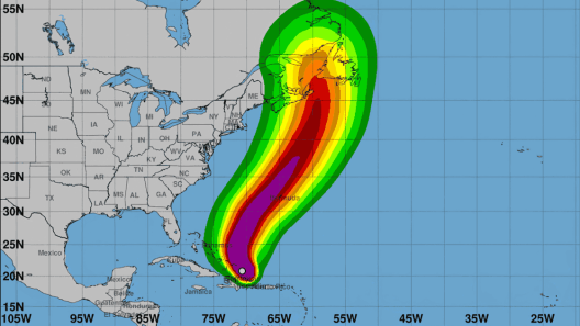 Fiona es un intenso huracán categoría tres. El tiempo en Cuba hoy