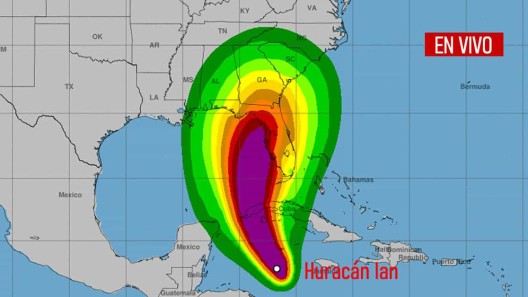 Huracán Ian: siga la trayectoria pronosticada en vivo