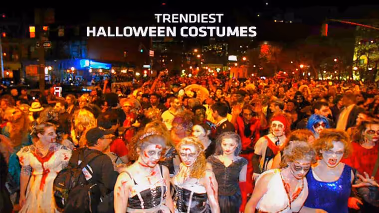 Se acerca Halloween y en Estados Unidos ya preparan los disfraces