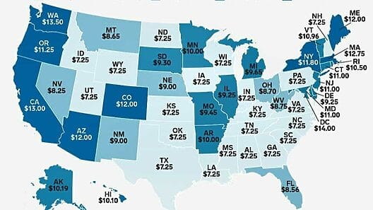 Evalúan subir salario mínimo en Estados Unidos. Este será el aumento