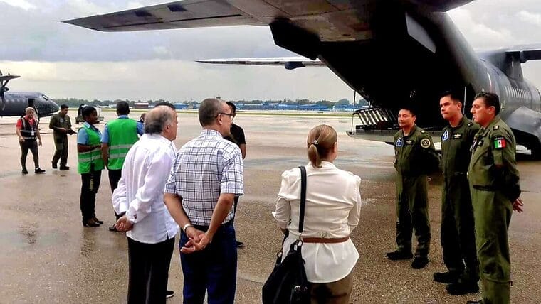 Nueva ayuda de México a Cuba: llegan dos aviones con recursos y especialistas para recuperación eléctrica
