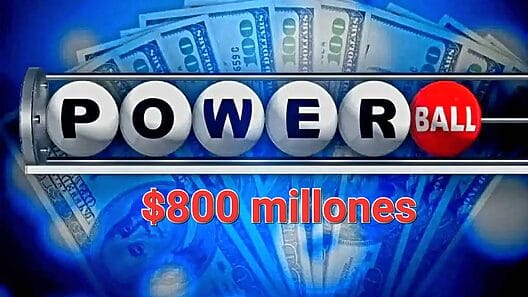 El premio mayor de Powerball sigue subiendo. Serán $800 millones de dólares los que estarán en juego este sábado