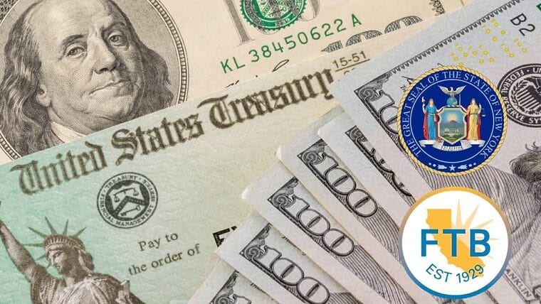 Estados Unidos: Hasta 00 dólares en cheques de estímulo se entregarán en estos estados durante los próximos días