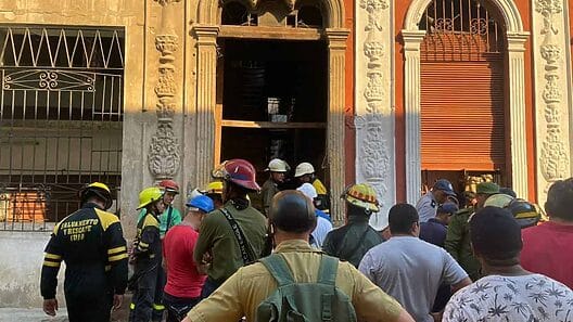 Reportan derrumbe en La Habana Vieja: se busca un menor de edad