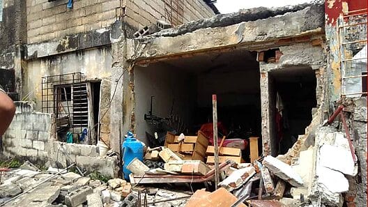 Explosión de balita de gas en vivienda habanera deja dos lesionados (+fotos)
