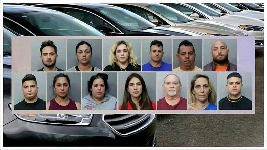Arrestan a banda organizada que robaba autos en Florida y luego los vendía en subastas