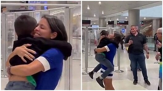 Momento feliz: madre cubana se reencuentra en Miami con su hijo secuestrado por 8 semanas en Canadá