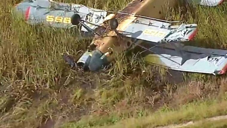 Oficial: AN-2 cubano secuestrado quedó muy dañado tras volcarse en los Everglades