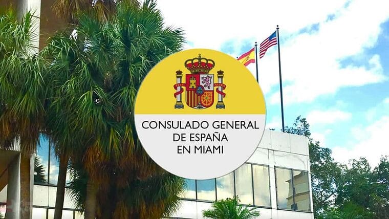 Mensaje del Consulado General de España en Miami para cubanos que desean solicitar la nacionalidad española
