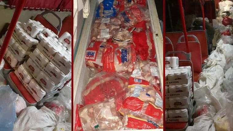Operativos en La Habana: detectan dos guaguas Girón cargadas de productos alimenticios y aseo