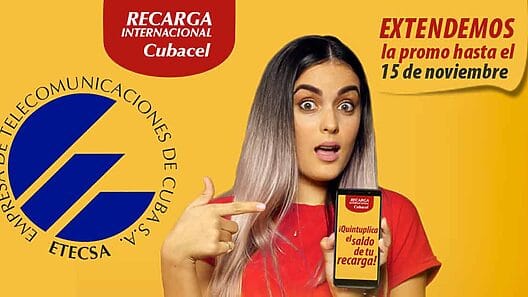 Cubacel extiende la promoción de recarga internacional con internet ilimitado y saldo por 5