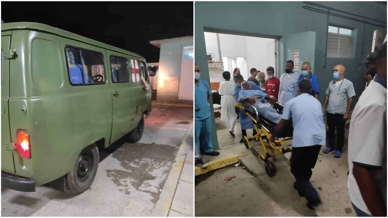 Accidente masivo en el municipio Martí de Matanzas, al voltearse un ómnibus cargado de pasajeros