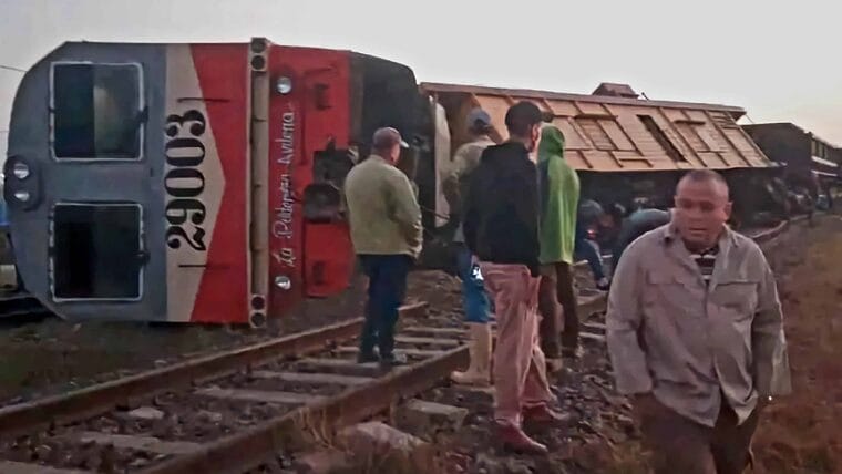 Reportan descarrilamiento de tren en Sancti Spíritus (+Fotos)
