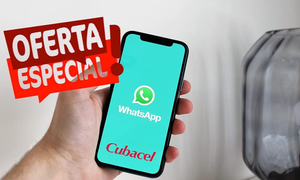 New Cubacel promotion with free WhatsApp 24 hours a day and unlimited internet