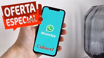 Nueva promoción Cubacel con WhatsApp gratis las 24h e Internet ilimitado
