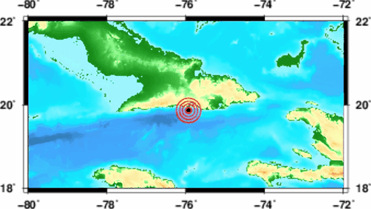 Registran sismo perceptible en Santiago de Cuba