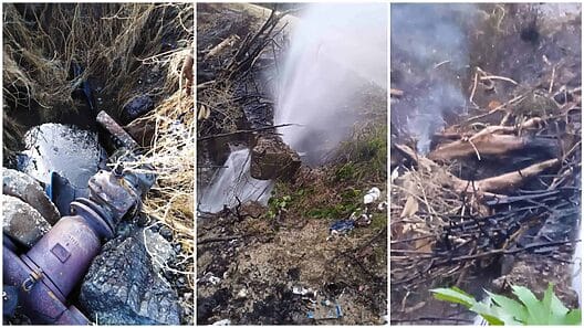 Incendio provoca afectación en sistema de acueducto en Santa Clara
