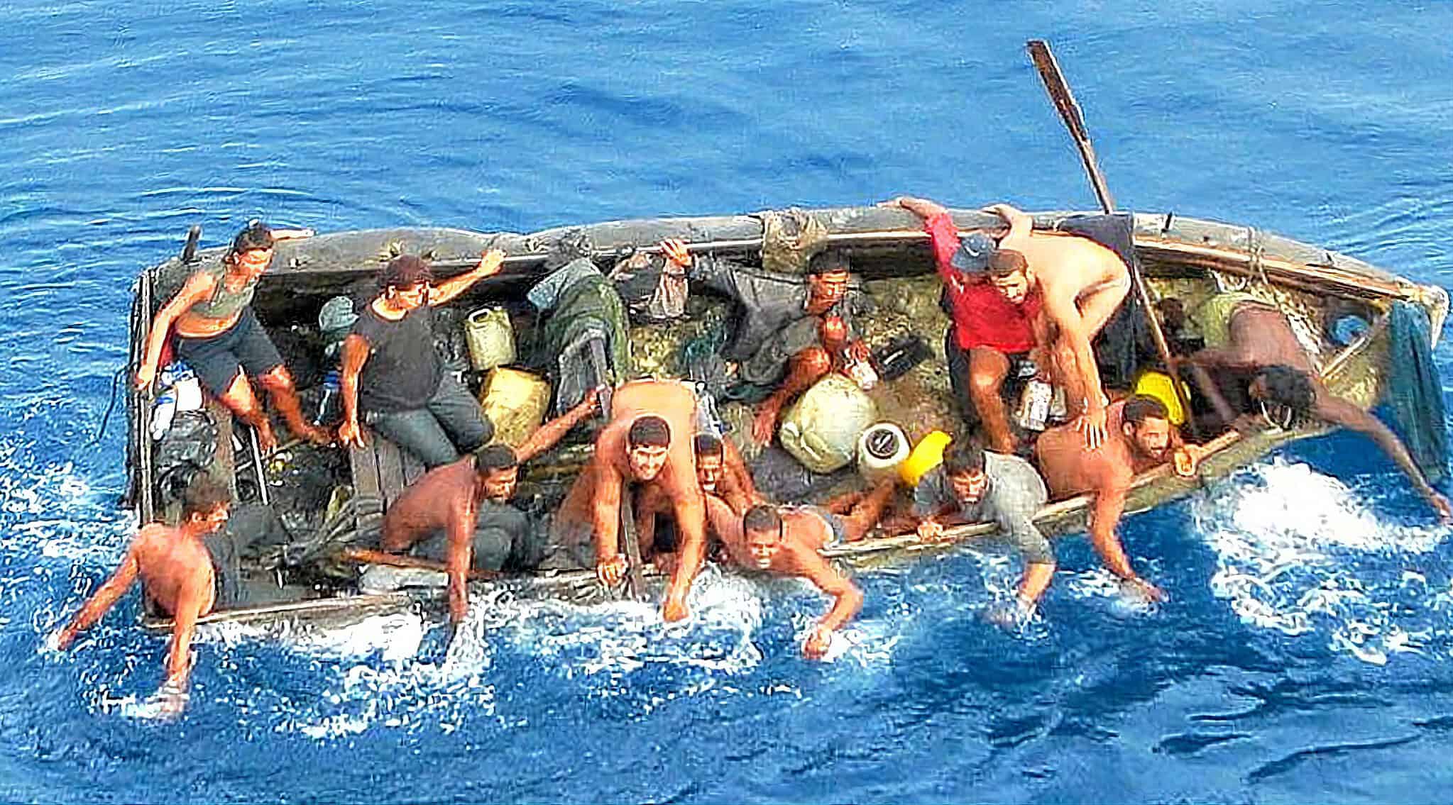 Cientos de balseros cubanos llegaron a los cayos de Florida a inicios de año
