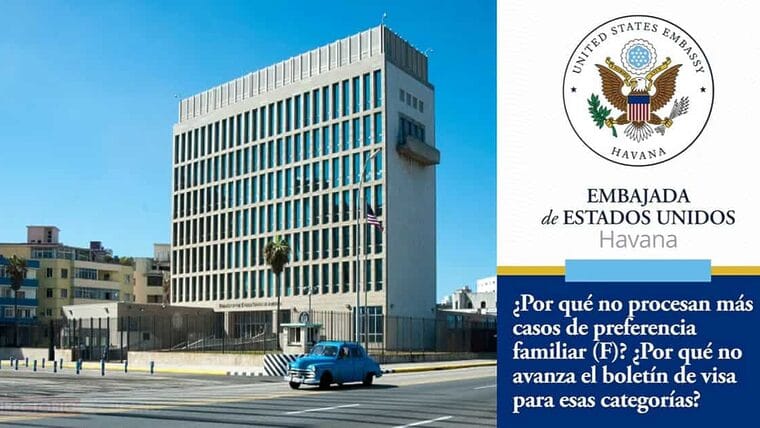 Embajada de Estados Unidos en Cuba responde sobre visas de  preferencia familiar