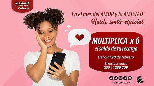 Cubacel enloquece: multiplica por 6 el saldo con su nueva promoción