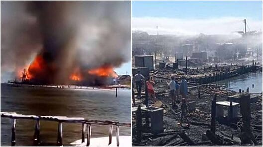 Reducidas a cenizas quedaron 18 casas de playa en Ciego de Ávila tras incendio