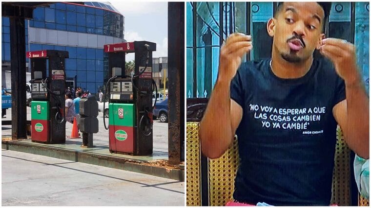 Isidoro, de Vivir del Cuento, denuncia la venta de gasolina “bautizada” en La Habana