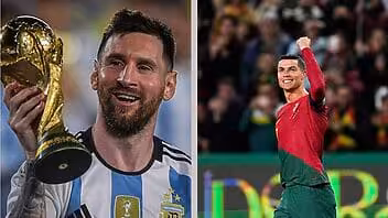 Noche de récords para Messi y Cristiano Ronaldo