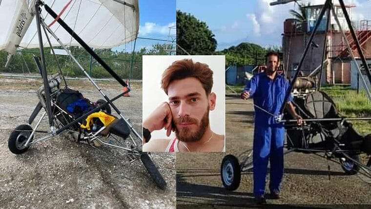 Cubanos que escaparon en ala delta motorizada en custodia de ICE y bajo proceso de deportación