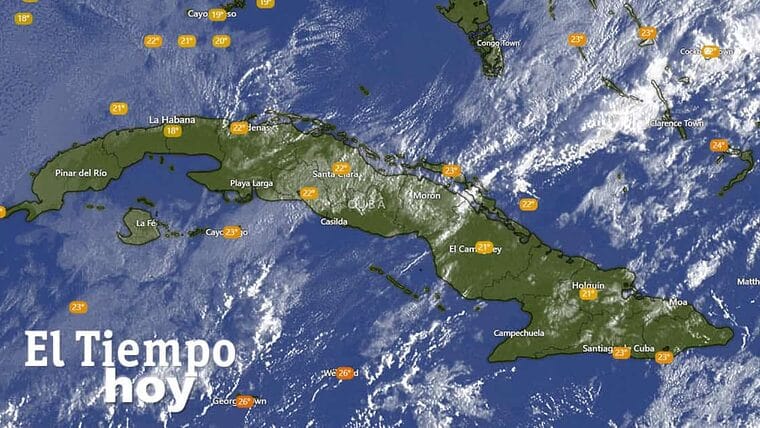 Pronóstico del Tiempo en Cuba para hoy 21 de marzo de 2023