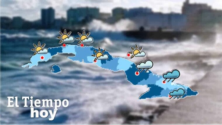 Pronóstico del Tiempo en Cuba para hoy 22 de marzo de 2023