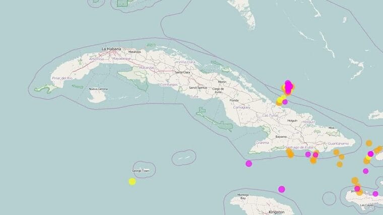 Aumenta la sismicidad al norte de Las Tunas, en el oriente cubano