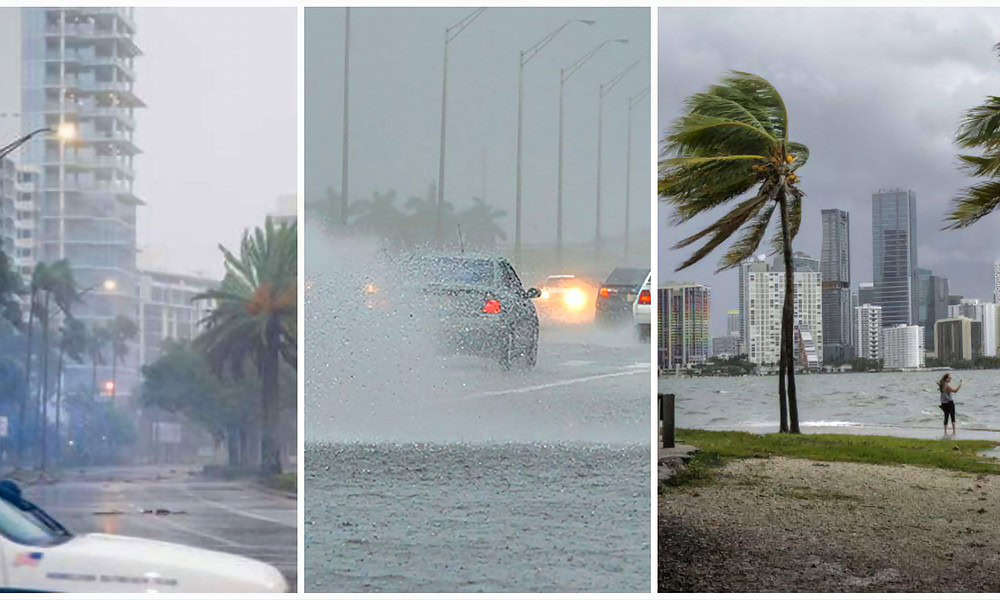 Strong storms and hurricanes in Florida