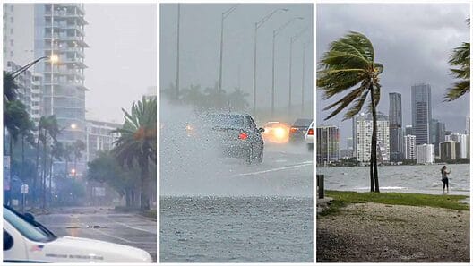 Fuertes tormentas y tornados en la Florida