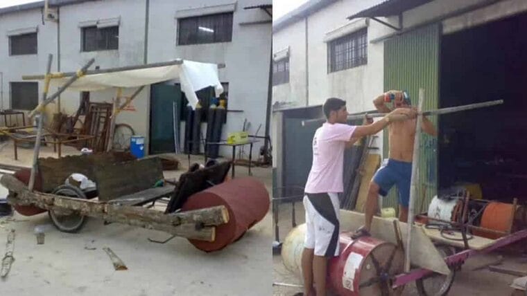 Viral en Cuba: ¿Un carro al estilo Picapiedras por las calles?