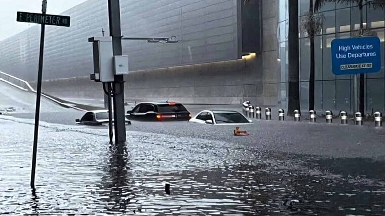Retrasos de vuelos y cierres en Aeropuertos de Miami y Fort Lauderdale por intensas lluvias en Florida