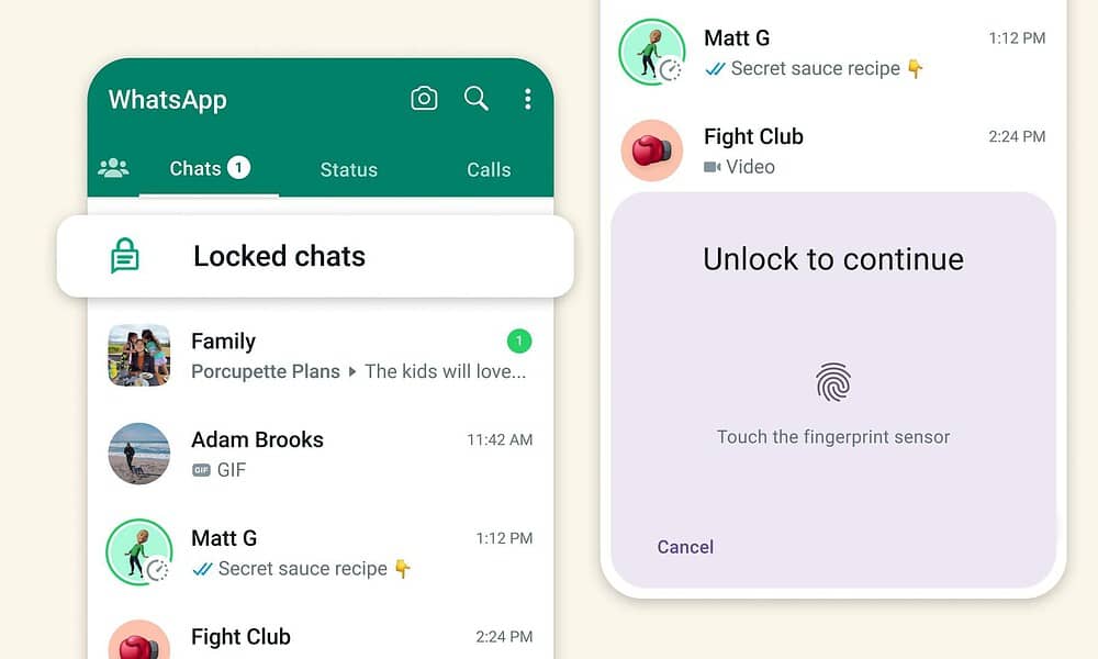 Ahora puedes poner contraseñas a tus chats de WhatsApp