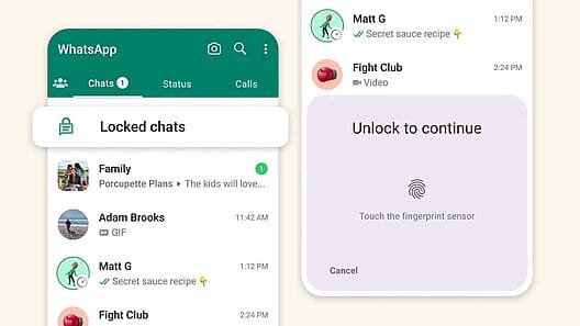 Ahora podrás poner contraseñas a tus chats de WhatsApp
