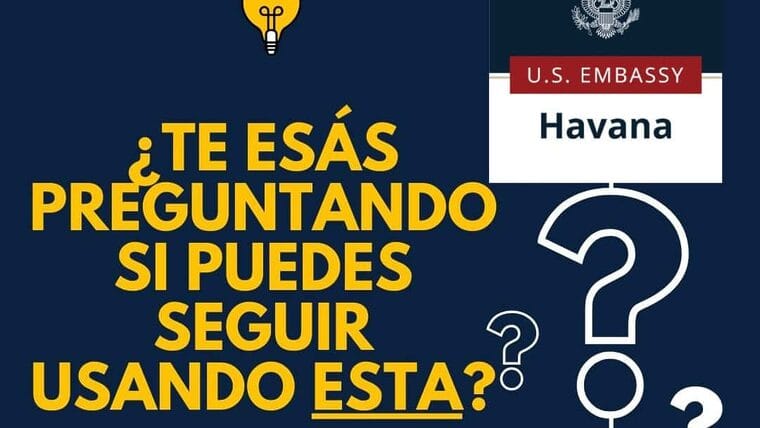 Recomendación de la Embajada de Estados Unidos a cubanos que no pueden usar permiso ESTA