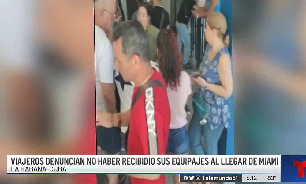 They flew from Miami to Havana for Mother’s Day and their luggage still hadn’t arrived