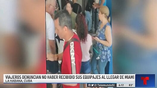Volaron de Miami a La Habana para el Día de las Madres y sus equipajes no han llegado aún