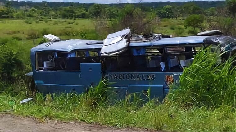 Trágico accidente en ómnibus de Batabanó a La Habana (+Video)