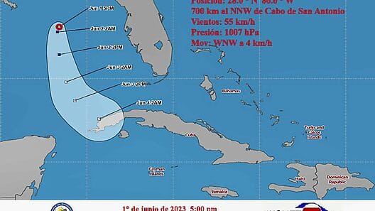 Se forma ciclón tropical en el golfo de México