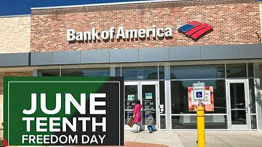 Bancos de Estados Unidos ¿cierran en Juneteenth Day?