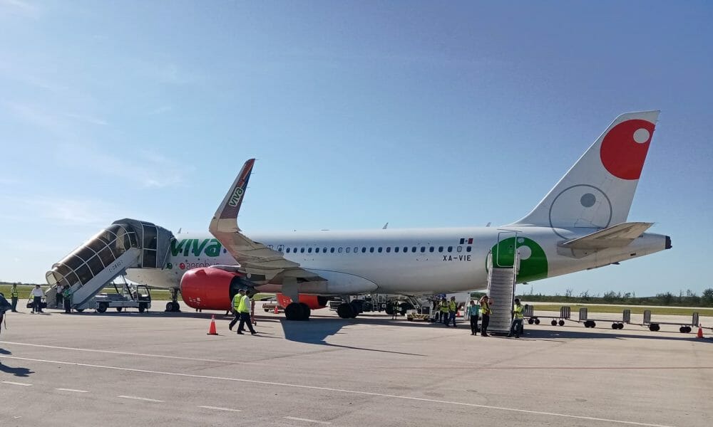 Viva Aerobus departs from Camaguey